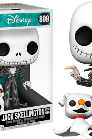 The Nightmare Before Christmas : Jack Skellington w/ Zero 10''