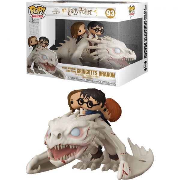 Harry Potter : Gringotts Dragon w/ Harry, Hermione & Ron