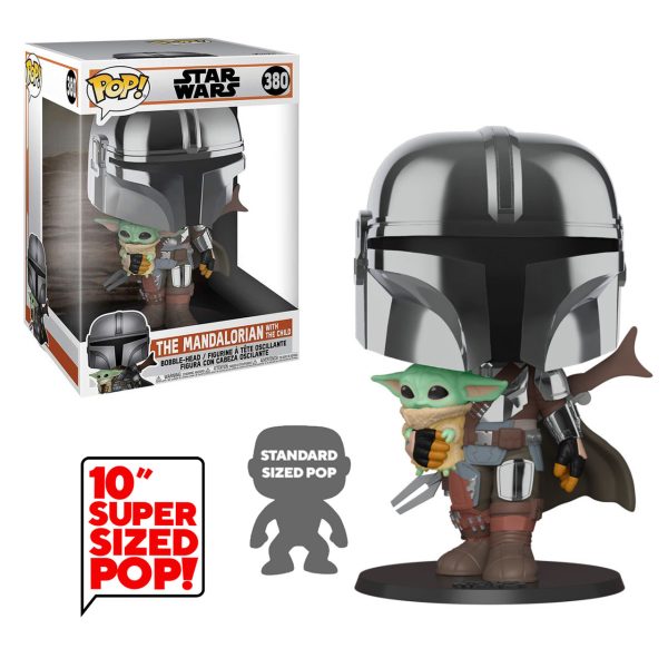 Star Wars : Mandalorian : Mandalorian w/ Child 10''