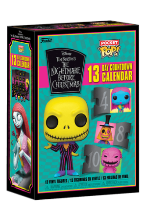 The Nightmare Before Christmas : Advent Calendar : 13 Days (Black Light)