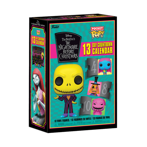 The Nightmare Before Christmas : Advent Calendar : 13 Days (Black Light)