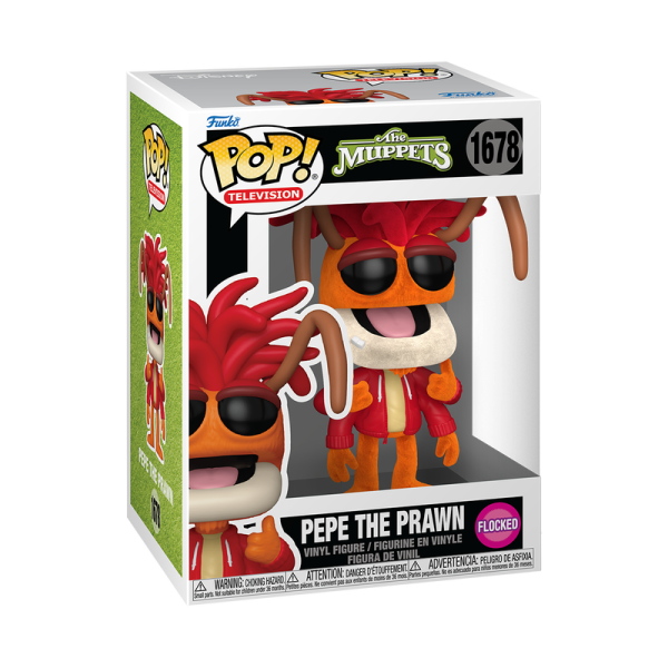 The Muppets : Pepe The Prawn (Flocked)
