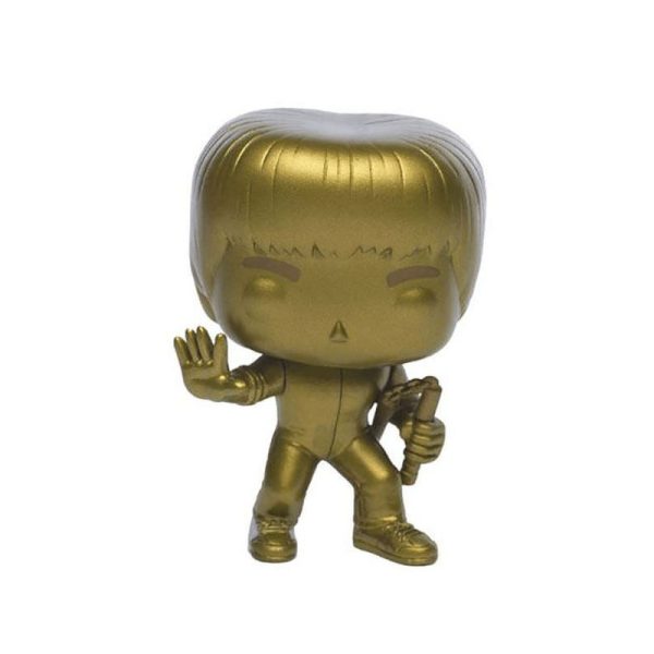 *POP SEM CAIXA* Bruce Lee : Bruce Lee w/ Nunchaku (Enter the Dragon) (Gold) Exc.