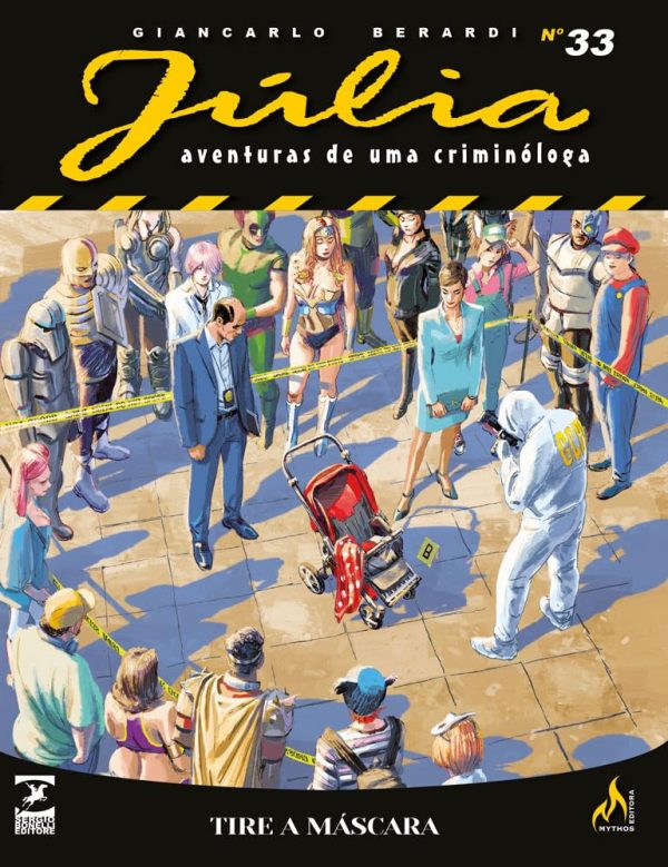 MYT0414.jpg Mythos : Júlia : Aventuras De Uma Criminóloga Nova Série Vol. 33 : Tire a máscara