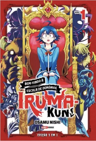 MAN3281.jpg * Pré-Venda * Panini : Bem-Vindo à Escola De Demônios, Iruma-Kun! Vol. 01 (edição 3 em 1