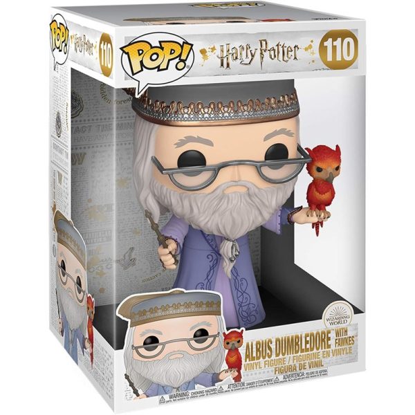 Harry Potter : Albus Dumbledore w/ Fawkes 10''